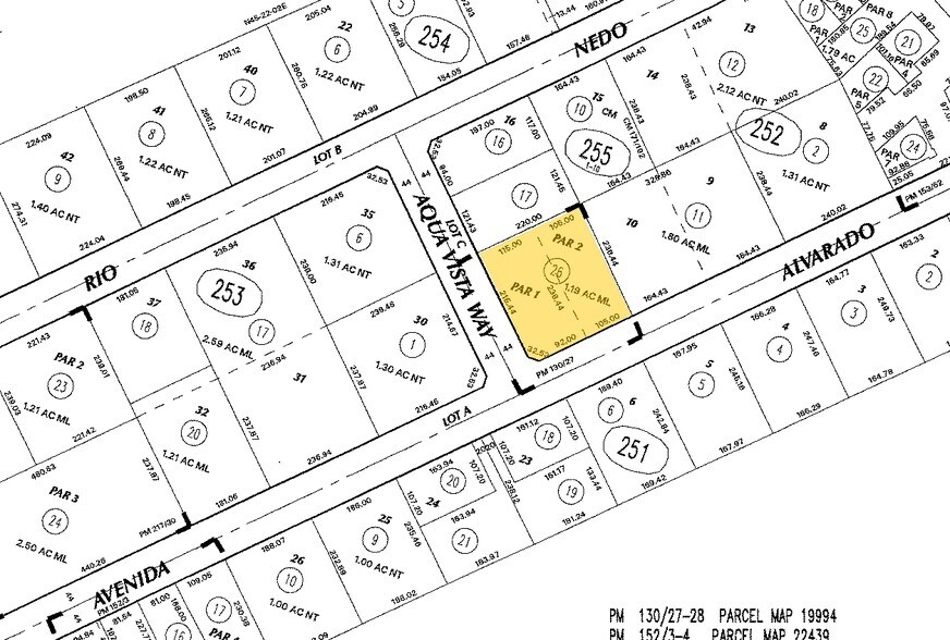 42136 Avenida Alvarado, Temecula, CA à vendre - Plan cadastral – Image 1 sur 5