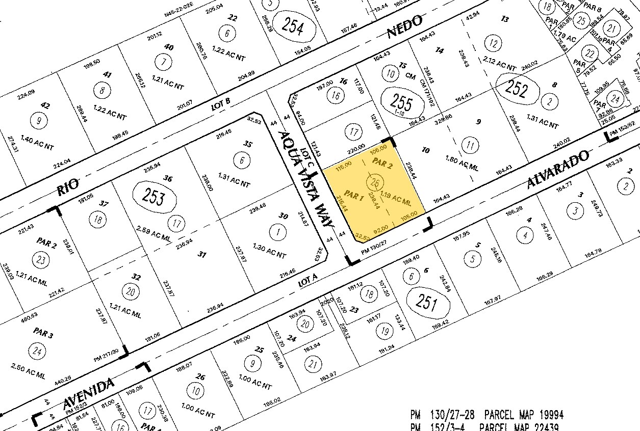 42136 Avenida Alvarado, Temecula, CA à vendre Plan cadastral– Image 1 sur 6