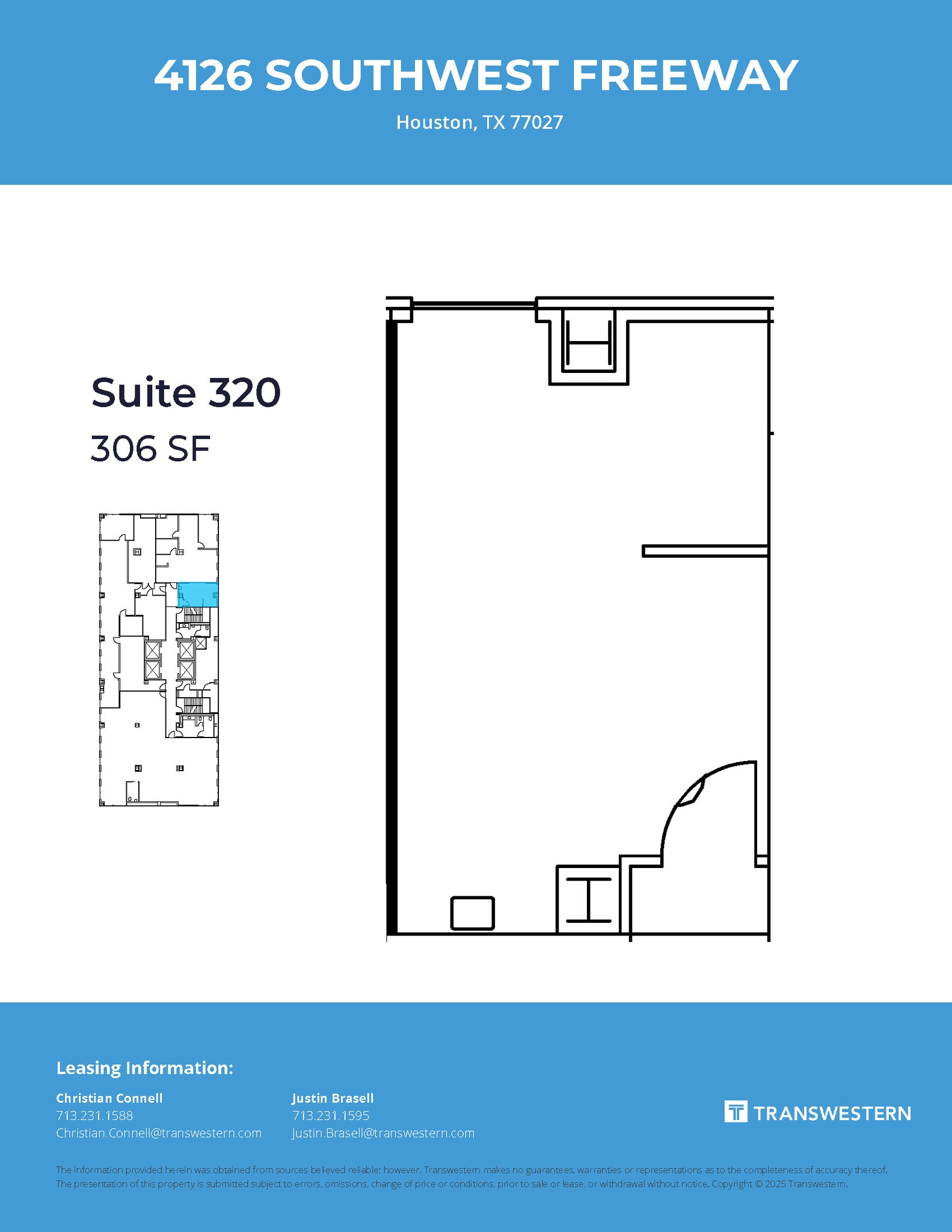 4126 Southwest Fwy, Houston, TX à louer Plan d’étage– Image 1 sur 1
