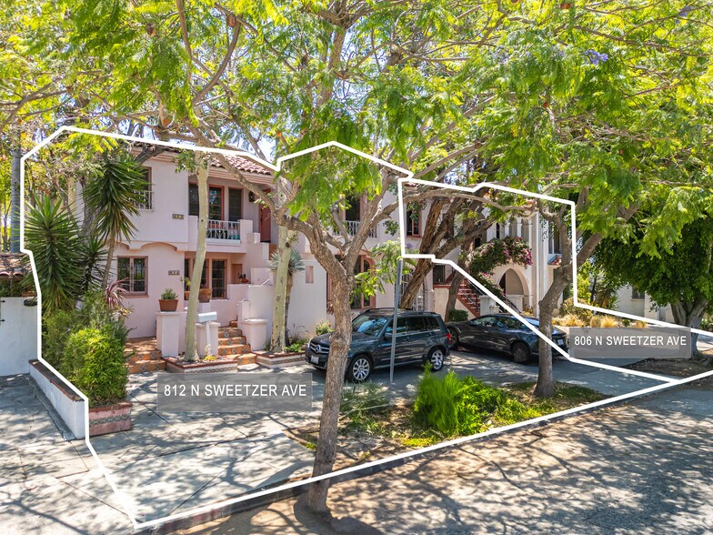 806 N Sweetzer Ave, Los Angeles, CA à vendre - Photo de l’immeuble – Image 2 sur 18