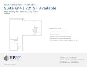 4230 Harding Rd, Nashville, TN à louer Plan de site– Image 1 sur 1