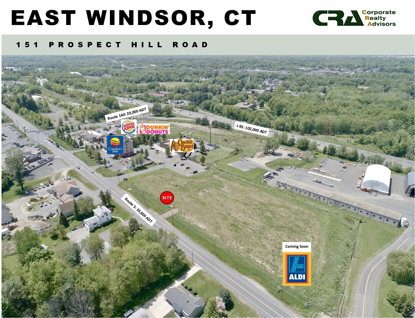 151 Prospect Hill Rd, East Windsor, CT à louer Aérien– Image 1 sur 5