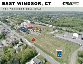 151 Prospect Hill Rd, East Windsor, CT - VUE AÉRIENNE  vue de carte - Image1