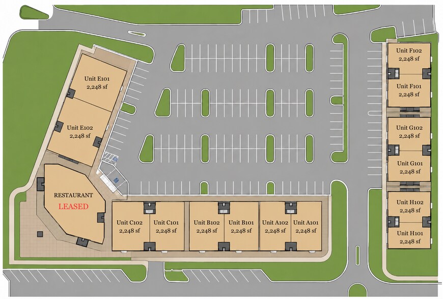 21 Mosaic Circle, Pooler, GA à louer - Plan de site – Image 2 sur 8