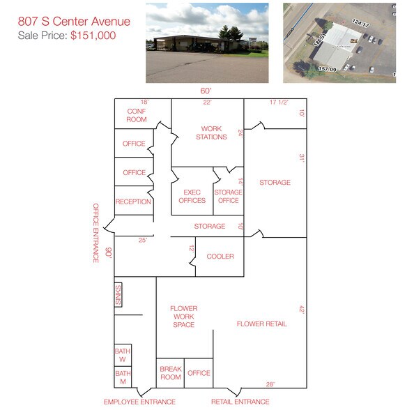 807 S Center Ave, Merrill, WI à vendre - Photo de l’immeuble – Image 2 sur 3