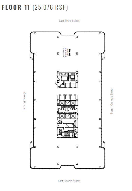 201 S College St, Charlotte, NC à louer Plan d’étage– Image 1 sur 1