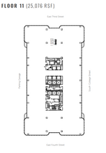 201 S College St, Charlotte, NC à louer Plan d’étage– Image 1 sur 1