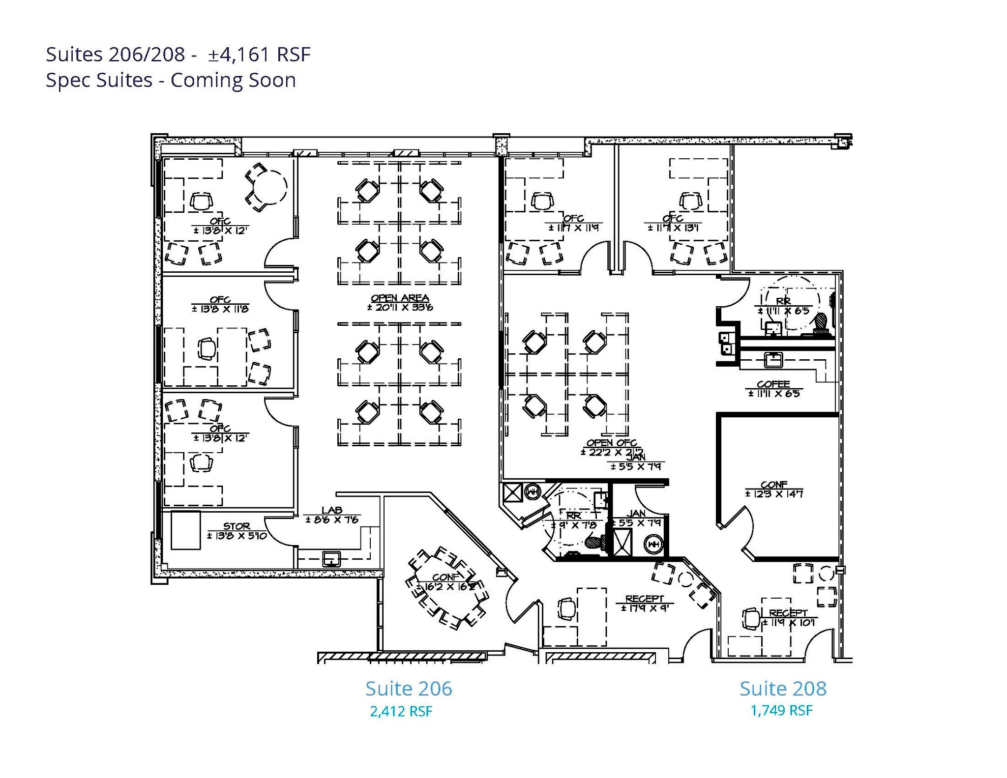4602 N 16th St, Phoenix, AZ à louer Plan d’étage– Image 1 sur 1
