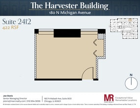 180 N Michigan Ave, Chicago, IL à louer Plan d’étage– Image 1 sur 3