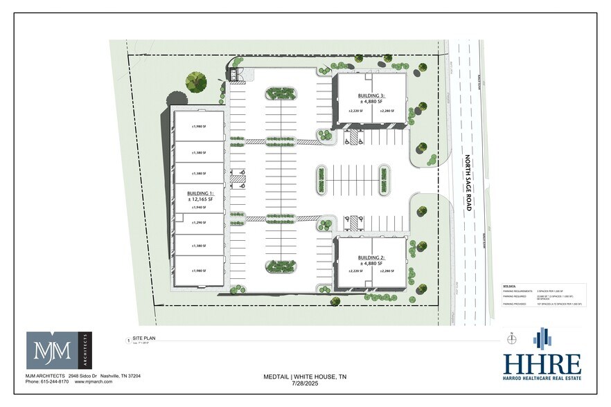 N Sage Rd, White House, TN à louer - Plan de site – Image 1 sur 5