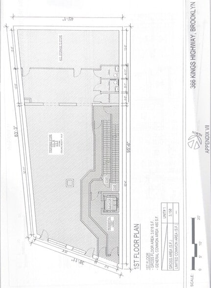 366 Kings Hwy, Brooklyn, NY à louer - Plan d’étage – Image 2 sur 8