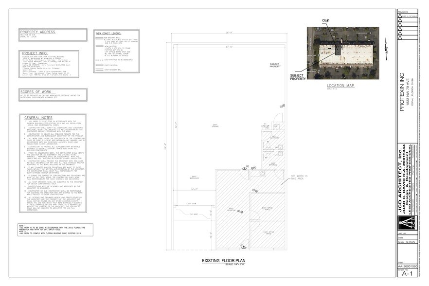 1801-1839 NW 79th Ave, Doral, FL à louer - Plan de site – Image 2 sur 7