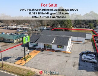 Plus de détails pour 2440 Peach Orchard Rd, Augusta, GA - Local commercial à vendre