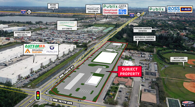 10500 NW 138th St, Hialeah Gardens, FL - VUE AÉRIENNE  vue de carte - Image1