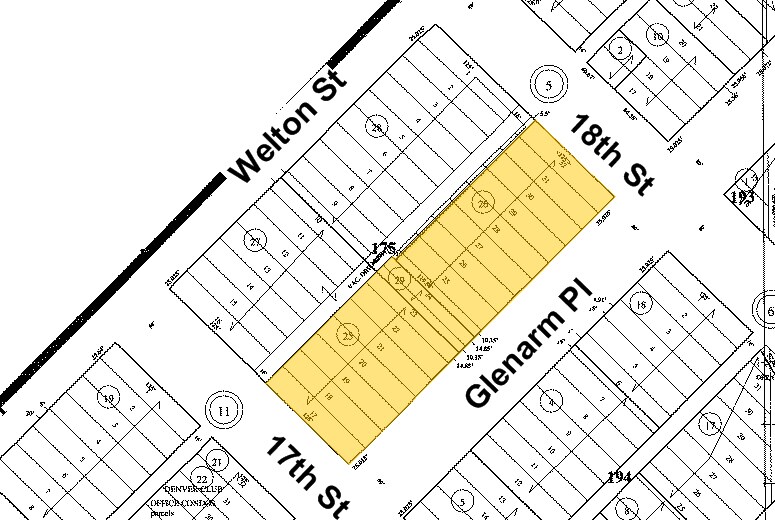 555 17th St, Denver, CO à louer - Plan cadastral – Image 2 sur 10