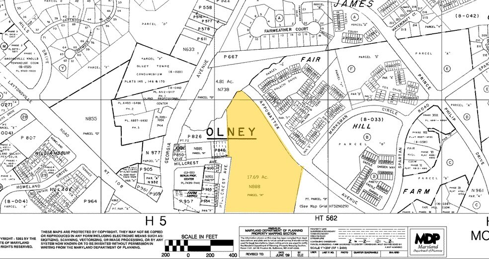 18304 Village Center Dr, Olney, MD à louer - Plan cadastral – Image 3 sur 3