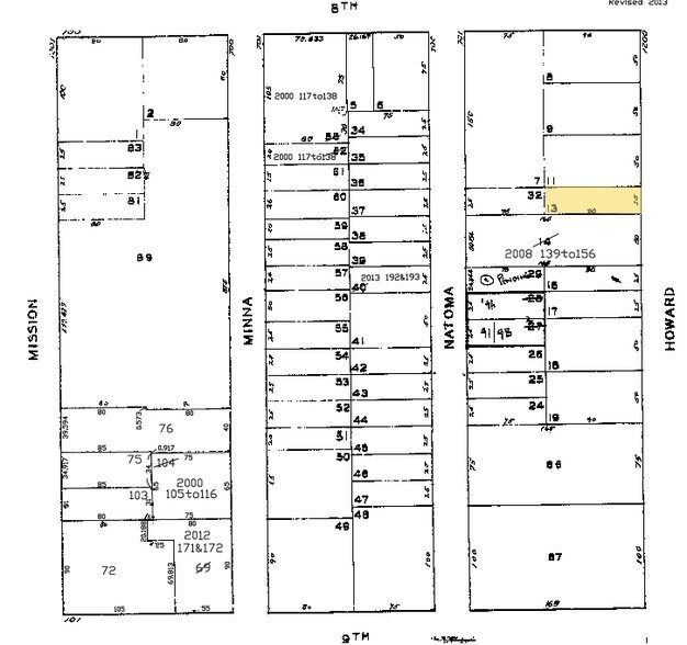 1230 Howard St, San Francisco, CA à louer - Plan cadastral – Image 2 sur 16