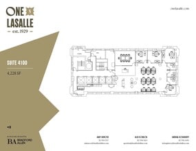 1 N LaSalle St, Chicago, IL à louer Plan d’étage– Image 1 sur 1