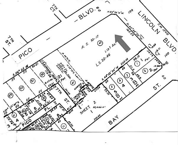 1900-1916 Lincoln Blvd, Santa Monica, CA à louer - Plan cadastral – Image 2 sur 4