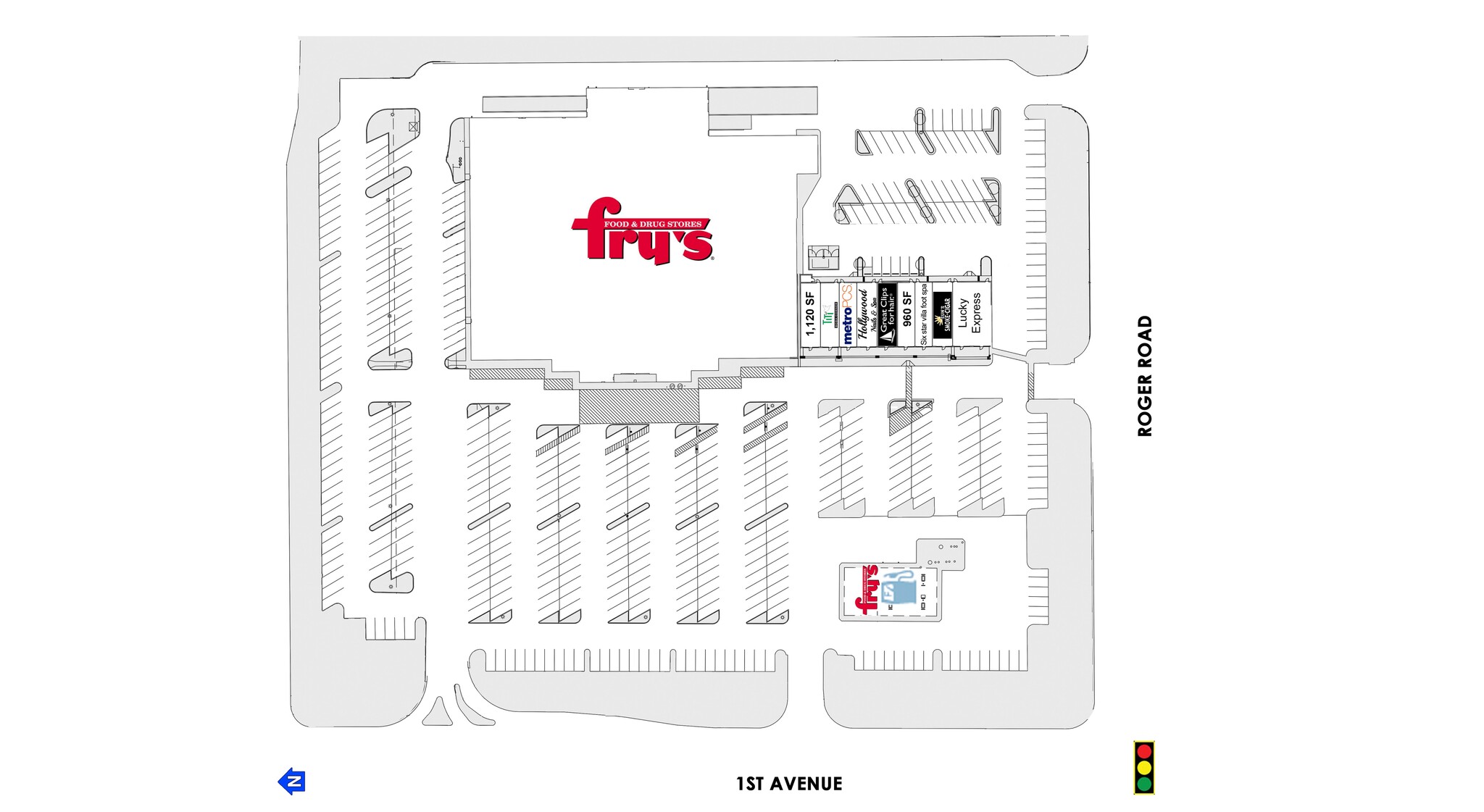 4016 N 1st Ave, Tucson, AZ à louer Plan de site– Image 1 sur 3