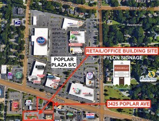 Plus de détails pour 3425 Poplar Ave, Memphis, TN - Local commercial à louer