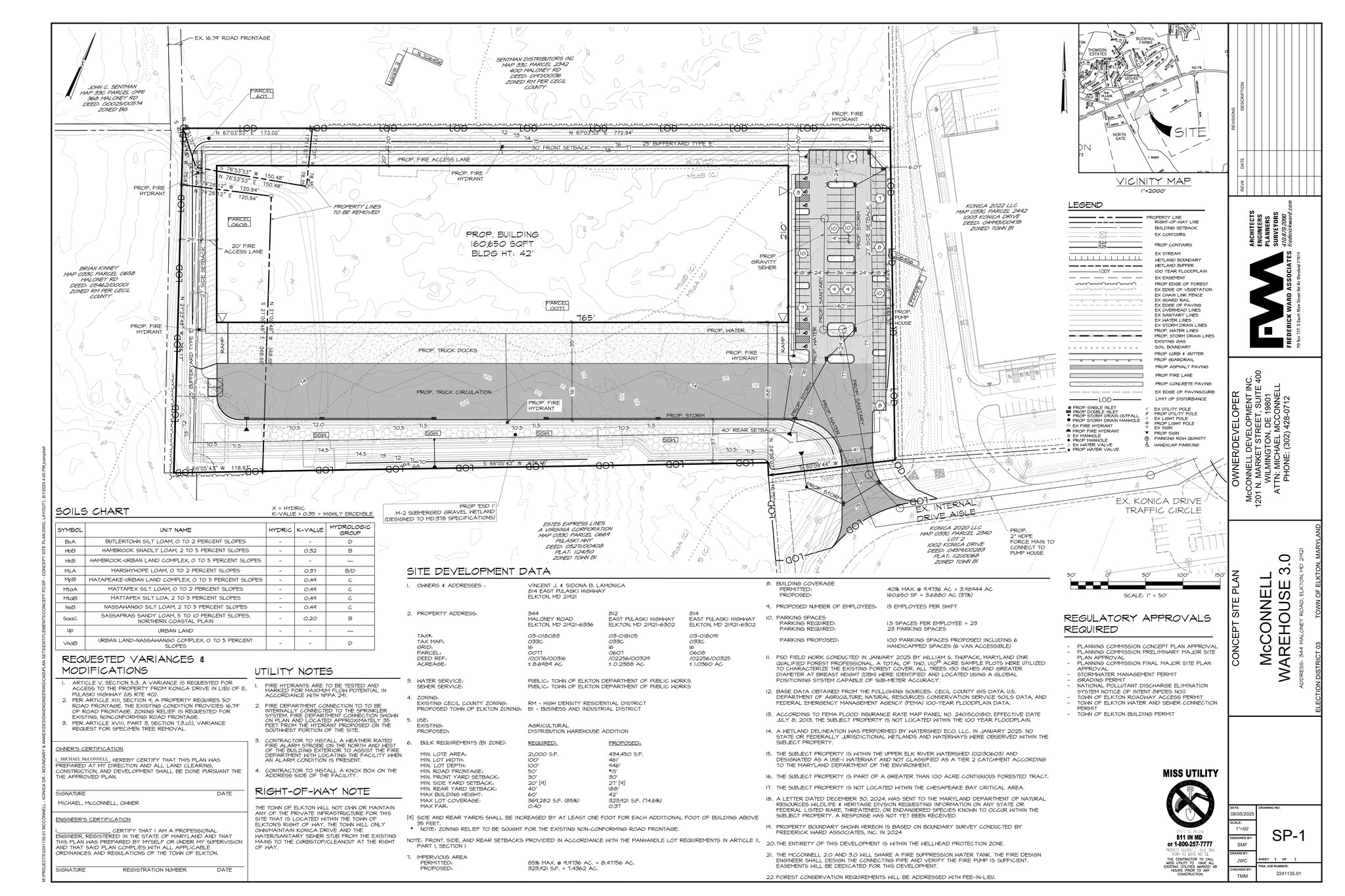 Konica Dr, Elkton, MD à louer Plan de site– Image 1 sur 1