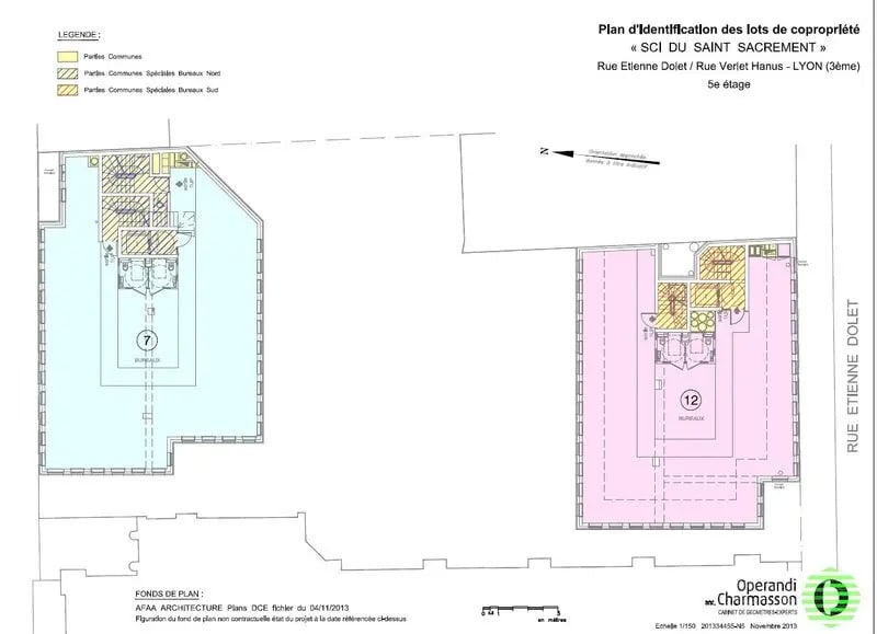 Bureau dans Lyon à louer - Plan de site – Image 2 sur 3