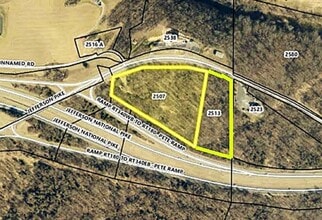 2507-2513 Jefferson Pike, Knoxville, MD - Vue aérienne vue de carte - Image1