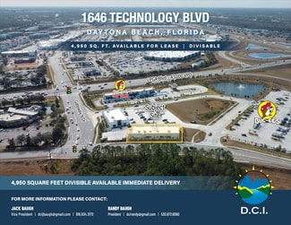 Plus de détails pour 1 Technology Blvd, Daytona Beach, FL - Local commercial à louer