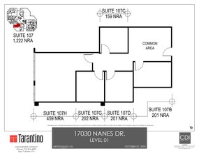 17030 Nanes Dr, Houston, TX à louer Plan de site– Image 1 sur 1