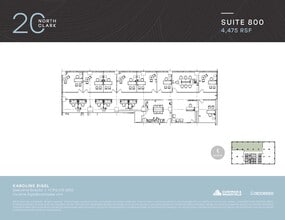 20 N Clark St, Chicago, IL à louer Plan d’étage– Image 1 sur 1