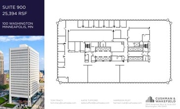 100 Washington Ave S, Minneapolis, MN à louer Plan d’étage– Image 1 sur 1