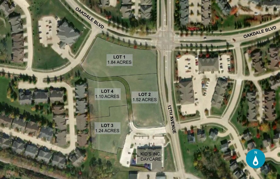 Oakdale Blvd, Coralville, IA à vendre - Photo de l’immeuble – Image 1 sur 1