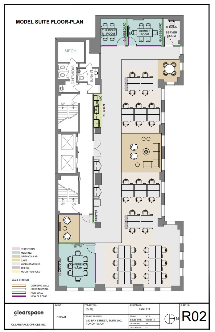 350 Bay St, Toronto, ON à louer Plan d’étage– Image 1 sur 1