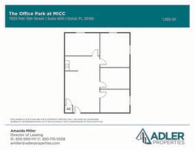 1200 NW 78th Ave, Doral, FL à louer Plan d’étage– Image 1 sur 1