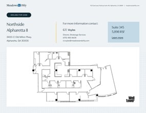 3400 Old Milton Pky, Alpharetta, GA à louer Plan de site– Image 1 sur 9