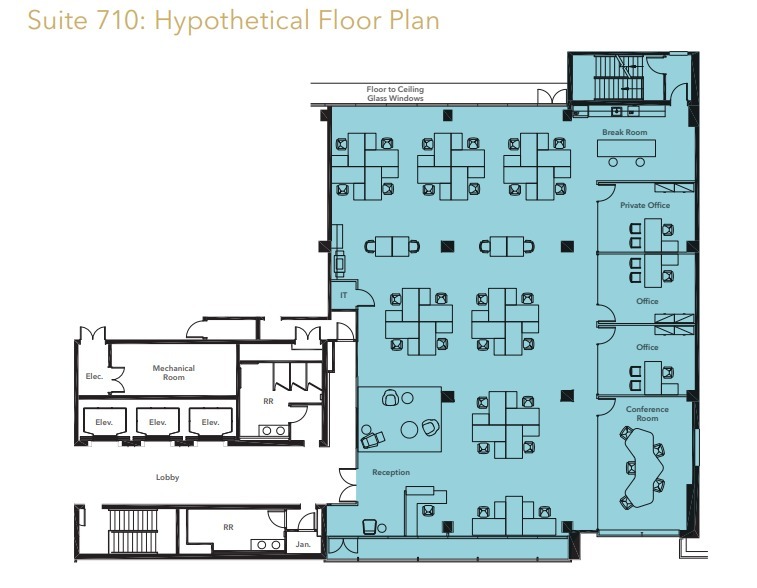 160 Pine St, San Francisco, CA à louer Plan d’étage– Image 1 sur 1