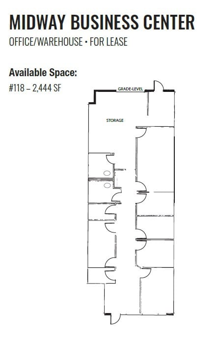 4275 Kellway Cir, Addison, TX à louer Plan d’étage– Image 1 sur 1