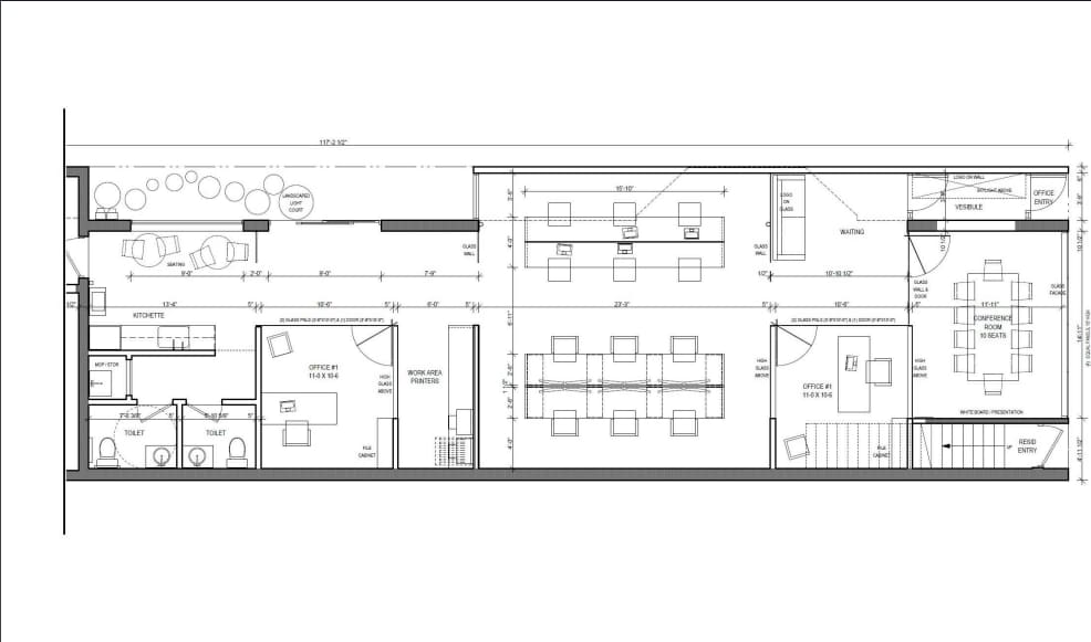 1536 W Chicago Ave, Chicago, IL à louer Plan d’étage– Image 1 sur 1
