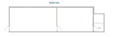 115 E Broadway, Monona, WI à louer Plan d’étage– Image 1 sur 1