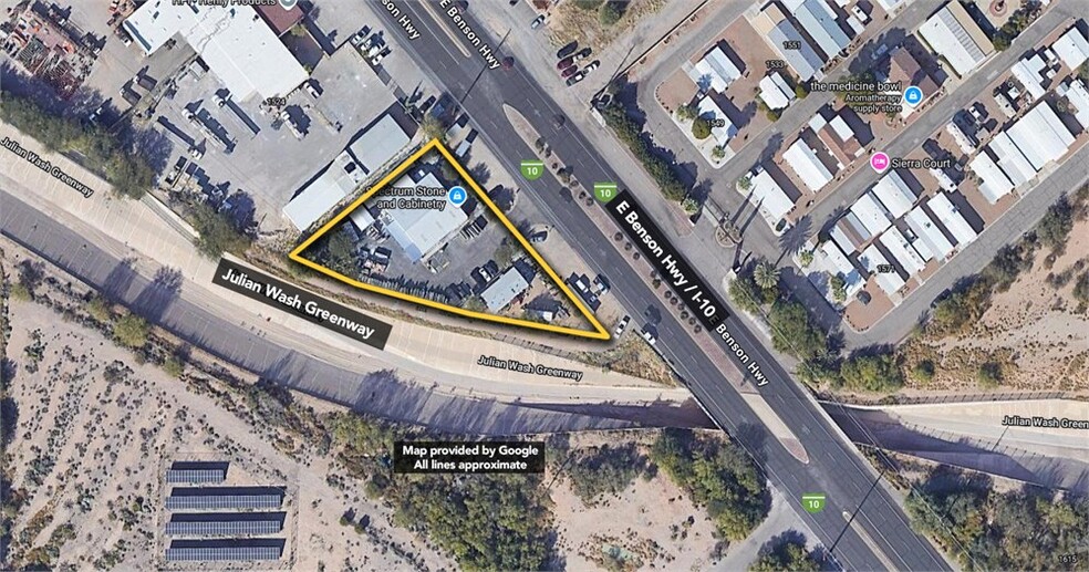 1530 E Benson Hwy, Tucson, AZ à vendre - Aérien – Image 1 sur 2
