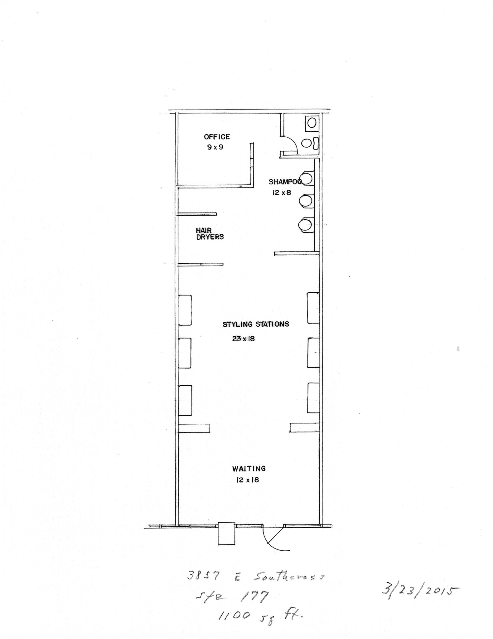 3857 E Southcross Blvd, San Antonio, TX à louer Plan d’étage– Image 1 sur 5