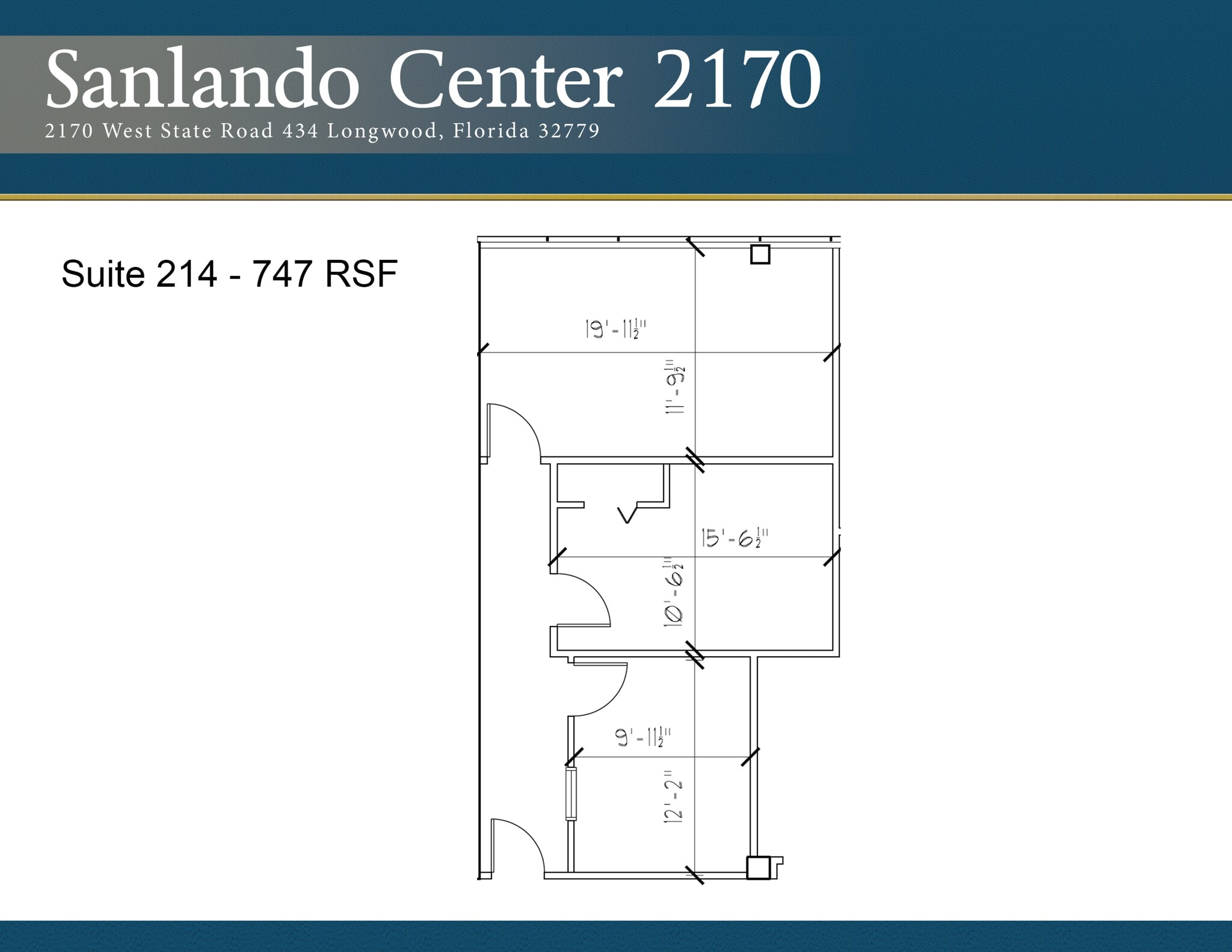 2170 W State Road 434, Longwood, FL à louer Plan de site– Image 1 sur 1