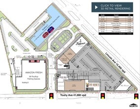 7215 N District Ave, Lincolnwood, IL à louer Plan de site– Image 1 sur 1