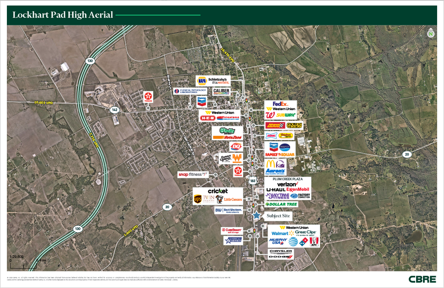 1820 S Colorado St, Lockhart, TX à vendre - Photo de l’immeuble – Image 1 sur 1