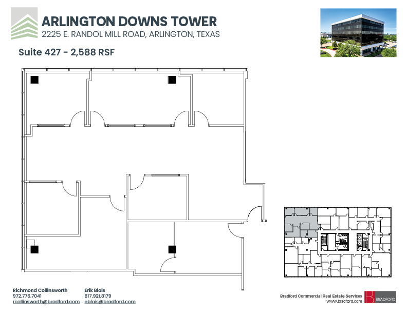 2225 E Randol Mill Rd, Arlington, TX à louer Plan d’étage– Image 1 sur 1