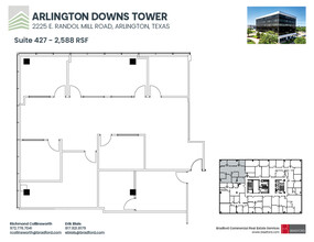 2225 E Randol Mill Rd, Arlington, TX à louer Plan d’étage– Image 1 sur 1