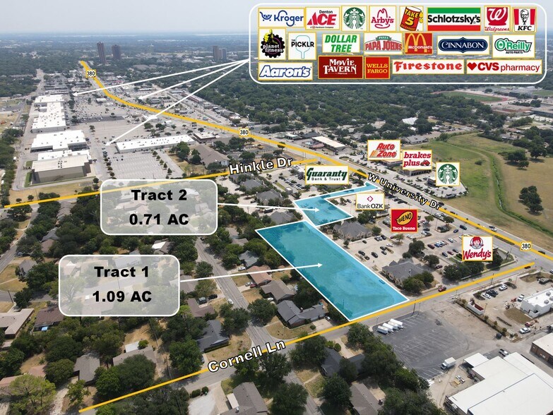 1816 University Drive, Denton, TX à vendre - Photo de l’immeuble – Image 2 sur 2