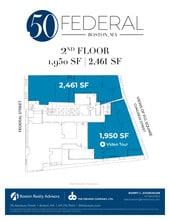 50 Federal St, Boston, MA à louer Plan d’étage– Image 1 sur 1