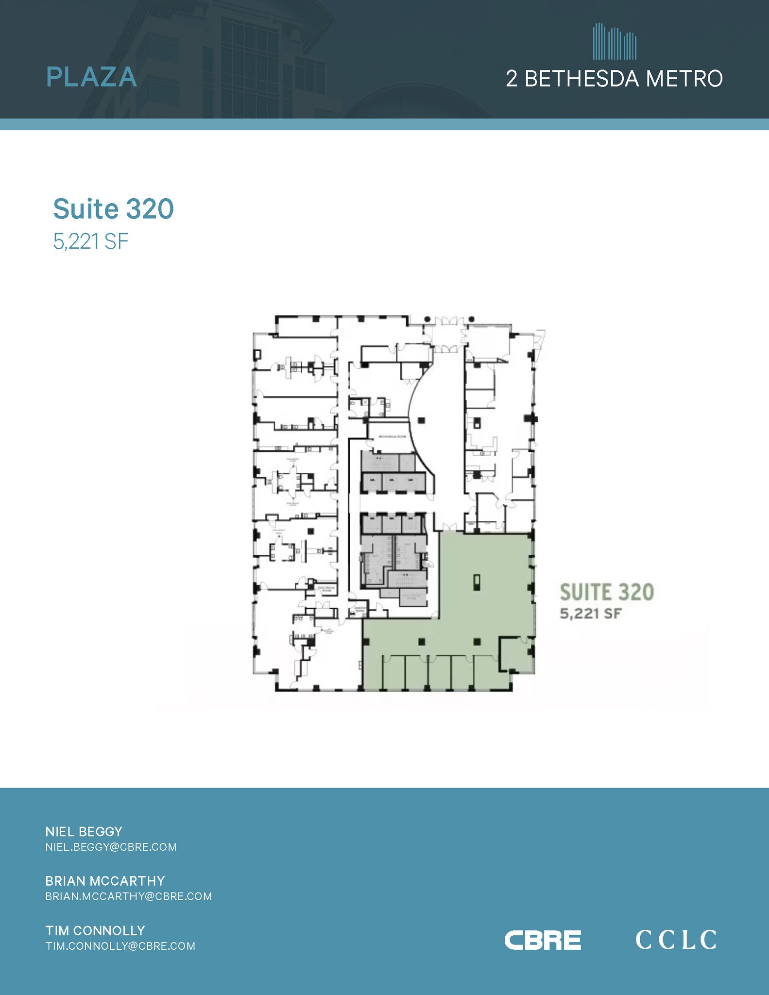2 Bethesda Metro Ctr, Bethesda, MD à louer Plan d’étage– Image 1 sur 1